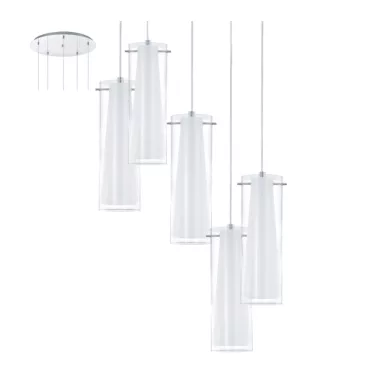 EGLO 93003 Függ E27 5x60W Pinto