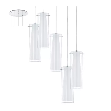 EGLO 93003 Függ E27 5x60W Pinto