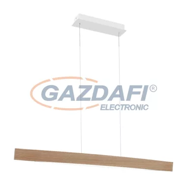 EGLO 93342 Függeszték 4x6W 12 LED tölgy/fehér 97cm Fornes EGLO 93342 Függeszték 4x6W 12 LED tölgy/fehér 97cm Fornes