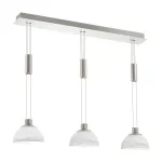 EGLO 93468 LED-es függ 3x6W matt nikkel egyenes Montefio
