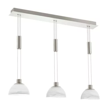 EGLO 93468 LED-es függ 3x6W matt nikkel egyenes Montefio