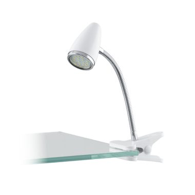 EGLO 94329 Led-es csiptetős GU10 1x3W fehér/króm Riccio