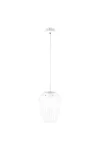 EGLO 94337 Led-es függ.1x9Wfehér/kr.27,5cmVencino