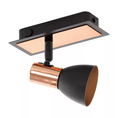 EGLO 94584 Led fali GU10 1x3,3W fekete/réz Barnham