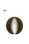 EGLO 94636 Függeszték E27 1x60W barna 50cm Cossano
