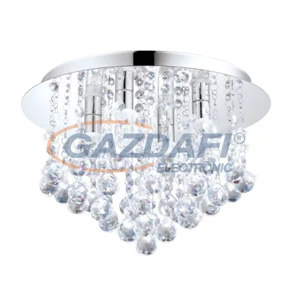   EGLO 94878 LED mennyezeti G9 4x2,5W króm/kristály IP44 Almonte