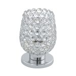 EGLO 94899 Asztali E27 60W króm/kristály Bonares