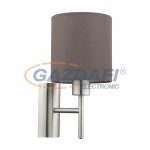 EGLO 94927 Fali E27 60W antracit barna/matt nikkel Pasteri