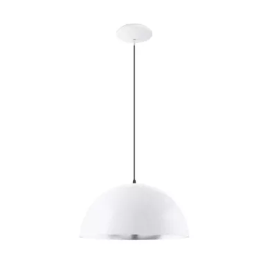 EGLO 94939 Függeszték E27 60W fehér/ezüst Gaetano