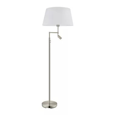 EGLO 94946 Álló E27 60W+LED 2,1W matt nikkel/fehér Santander