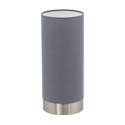 EGLO 95119 Textil asztali E27 40W 29x12cm szürke Pasteri