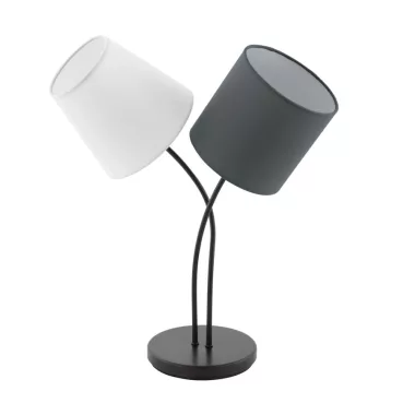 EGLO 95194 Asztali E14 2x40W fehér/antracit Almeida