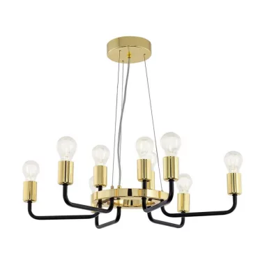 EGLO 95216 Függeszték E27 9x60Wfekete/aranyPaltas