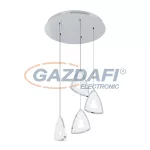 EGLO 95219 LED-es függeszték 5x6W króm/fehér Amonde