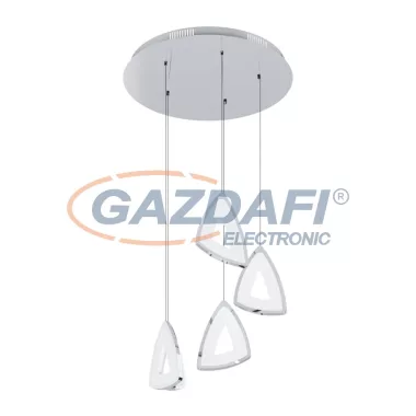 EGLO 95219 LED-es függeszték 5x6W króm/fehér Amonde