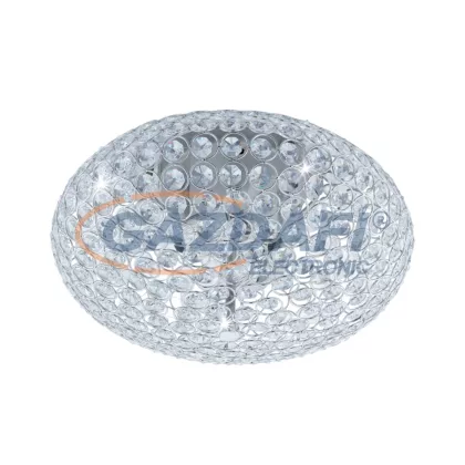 EGLO 95284 mennyezeti E27 2x60W króm/kristály Clemente