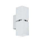   EGLO 95377 LED fali GU10 2x3,3W szögletes króm/fehér Passa