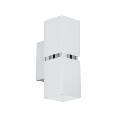 EGLO 95377 LED fali GU10 2x3,3W szögletes króm/fehér Passa