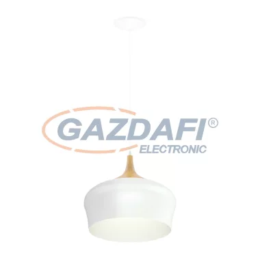 EGLO 95383 Függelék E27 1x60W krém szín/tölgy Obregon