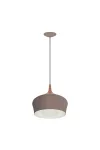 EGLO 95385 Függeszték E27 1x60W barna/tölgy Obregon