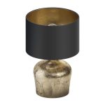 EGLO 95386 Asztali E27 1x60W fekete/arany Manalba