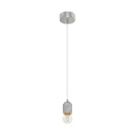 EGLO 95522 Függeszték E27 1x60W szürke Silvares