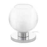 EGLO 95781 Asztali E27 1x60W króm/fehér Karlo