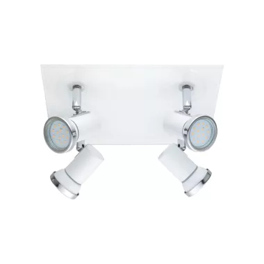 EGLO 95995 LED mennyezeti GU10 4x3,3W fehér/króm IP44 Tamara