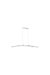 EGLO 96096 LED függeszték 21W 96cm króm/átlátszó Pertini