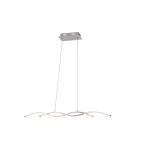 EGLO 96103 LED függeszték 2x9W 87cm króm/fehér Lasana2