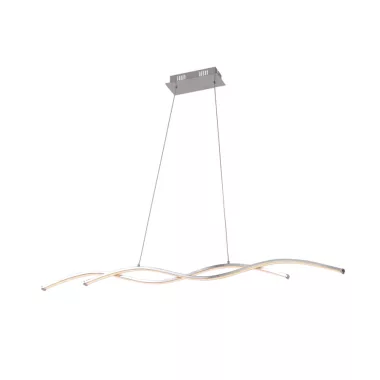 EGLO 96104 LED függeszték 2x14W 102cm króm/fehér Lasana2