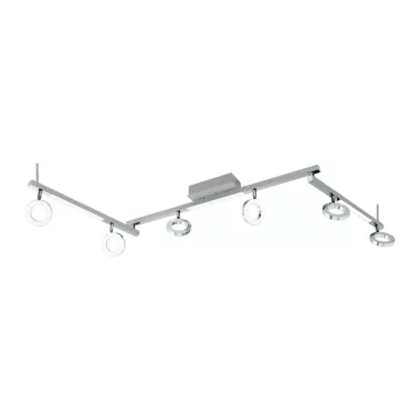 EGLO 96183 LED mennyezeti 6x3,2W+3x3,3W alumínium/króm Cardillio1