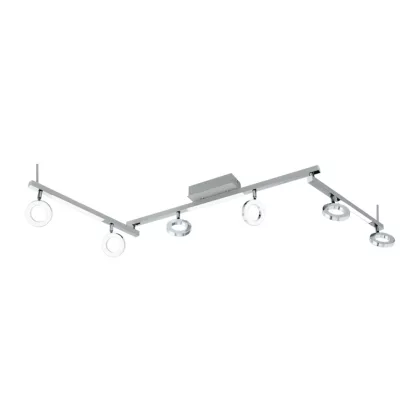   EGLO 96183 LED mennyezeti 6x3,2W+3x3,3W alumínium/króm Cardillio1