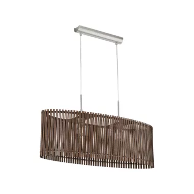 EGLO 96201 Függeszték E27 2x60W 77cm sötétbarna Sendero