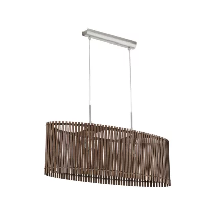 EGLO 96201 Függeszték E27 2x60W 77cm sötétbarna Sendero