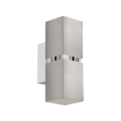   EGLO 96264 LED fali GU10 2x3,3W szögletes matt nikkel/króm Passa