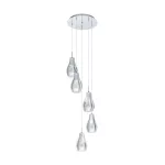 EGLO 96426 Függeszték E14 5x40W króm Alvaredo