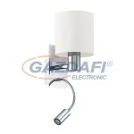 EGLO 96476 Fali E27 40W+3,5W LED króm/fehér Halva