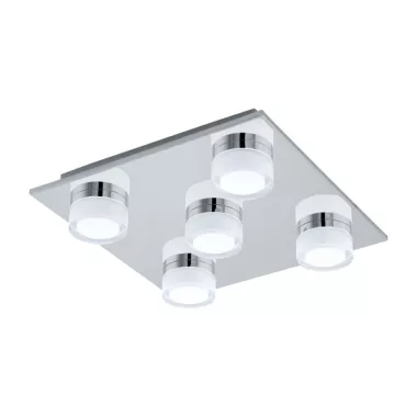 EGLO 96544 Led mennyezeti 5x7,2W IP44 króm Romendo1