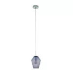   EGLO 96773 Függeszték E27 1x28W króm/átlátszó fekete Murmillo