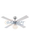 GLOBO 0330 Champion ventilátor lámpával, E27, 60W, test: króm, üveg