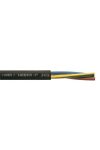 Rubber cable 3x2,5mm2 spun black H05RR-F