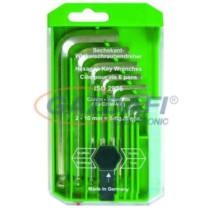 HAUPA 100915 Imbuszkulcs készlet gömb alakú fejjel 2-10mm HAUPA 100915 Imbuszkulcs készlet gömb alakú fejjel 2-10mm