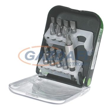 HAUPA 102210 "BitBox" Bit készlet dobozban, 17 részes