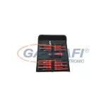   HAUPA 102700 Nyomatékcsavarhúzó cserélhető toldalékszárakkal VarioTQ 1000V (12-részes)