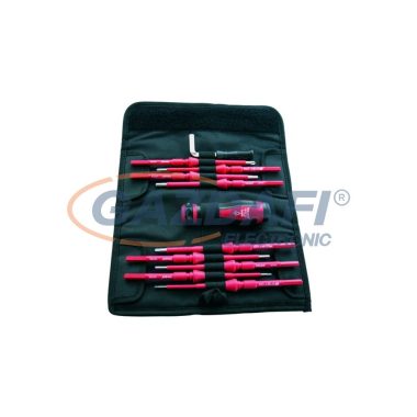 HAUPA 102704 Nyomatékcsavarhúzó cserélhető toldalékszárakkal „VarioTQ“ Hex, 1 - 6 Nm