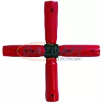 HAUPA 110080 Kereszt alakú kulcs 1000V, 13-17-19-22x200