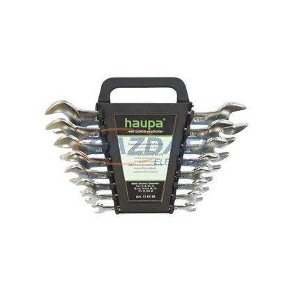   HAUPA 110130 Kétoldalas villáskulcs készlet, 8 alkatrész, 6-22