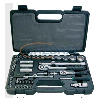 HAUPA 110678 Dugókulcs készlet 53 részes