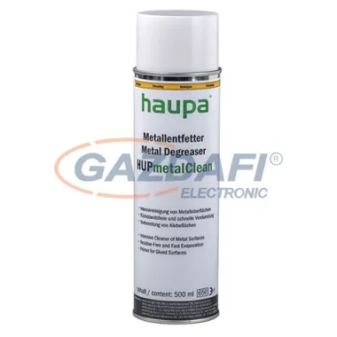 HAUPA 170103 HUPmetalClean Fém felület zsírtalanító, 500ml HAUPA 170103 HUPmetalClean Fém felület zsírtalanító, 500ml
